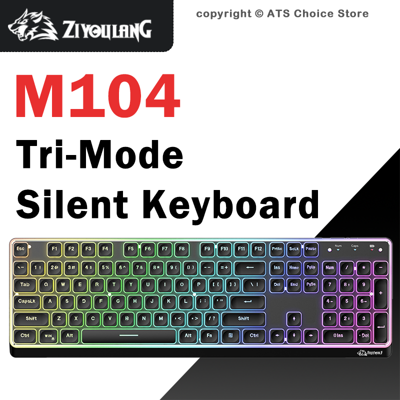 Home Office Uk Number - Freewolf M104 トリモード ワイヤレス キーボード RGB