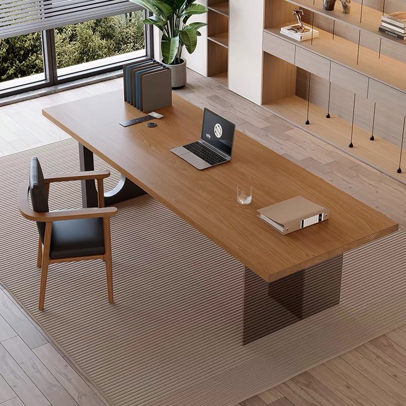 Home Office Living Room - イタリア製アクリル製フローティング木製オフィスデスクモダンシンプルリビングルームスタディデスクオフィスホーム家具タヴォロ・フリュッタンテFYFD