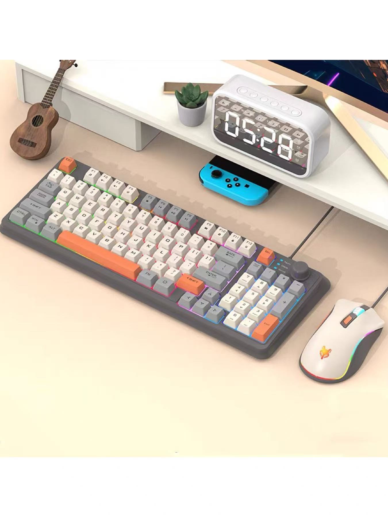 K820 USB 有線ゲーミングキーボードマウスセットラップ - Home Office Uk Number のレビューと価格