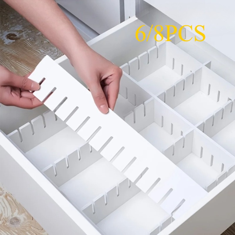厚いプラスチック製引き出し仕切りグリッド、カット可能、DIY - Home Office Desk With Drawers のレビューと価格