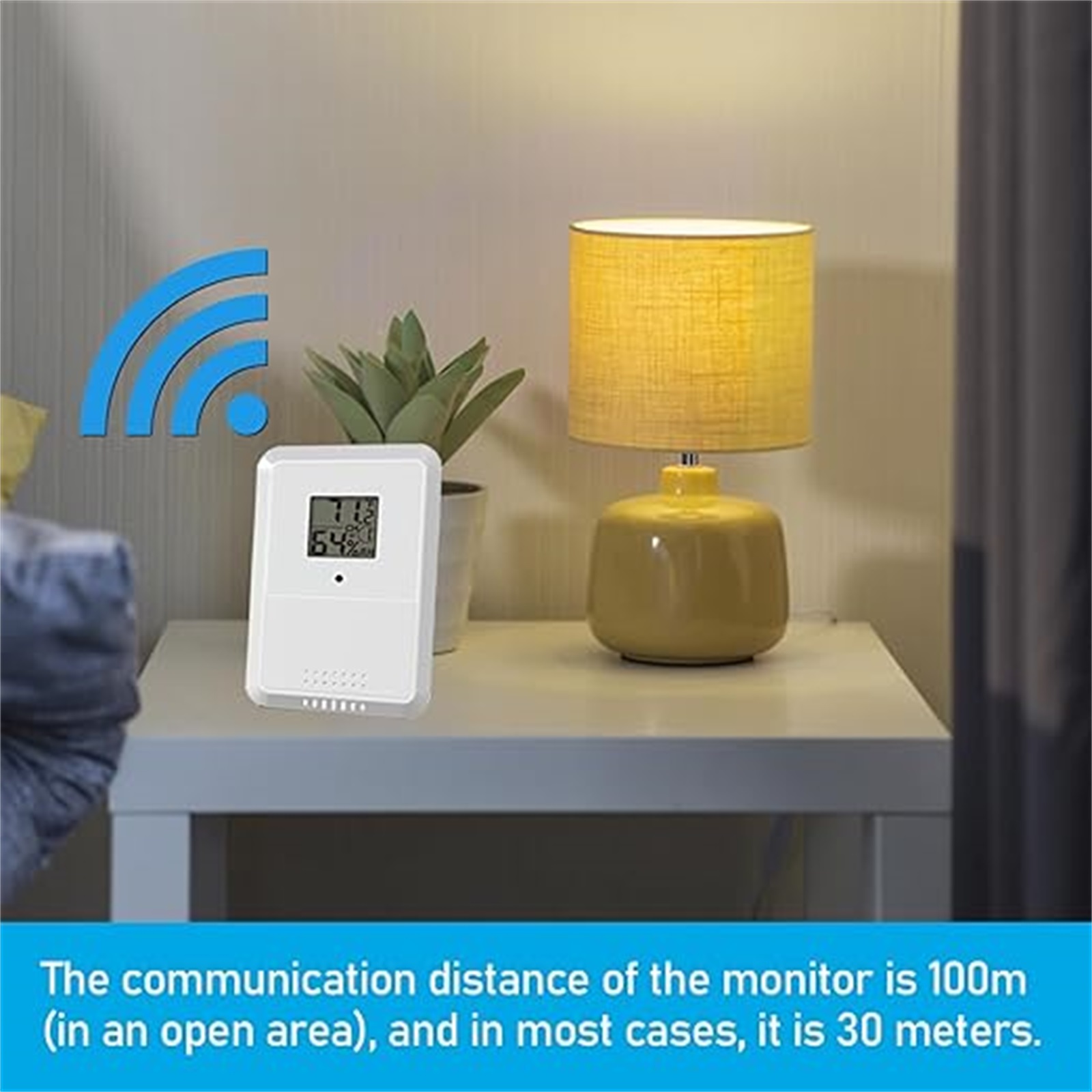 ワイヤレス温度・湿度モニター 433MHz 30m/100m - Home Office Updates のレビューと価格