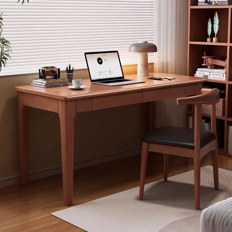 無垢材デスクコンピュータ 小さなアパートの部屋 リビングルー - Desk Drawer Small のレビューと価格