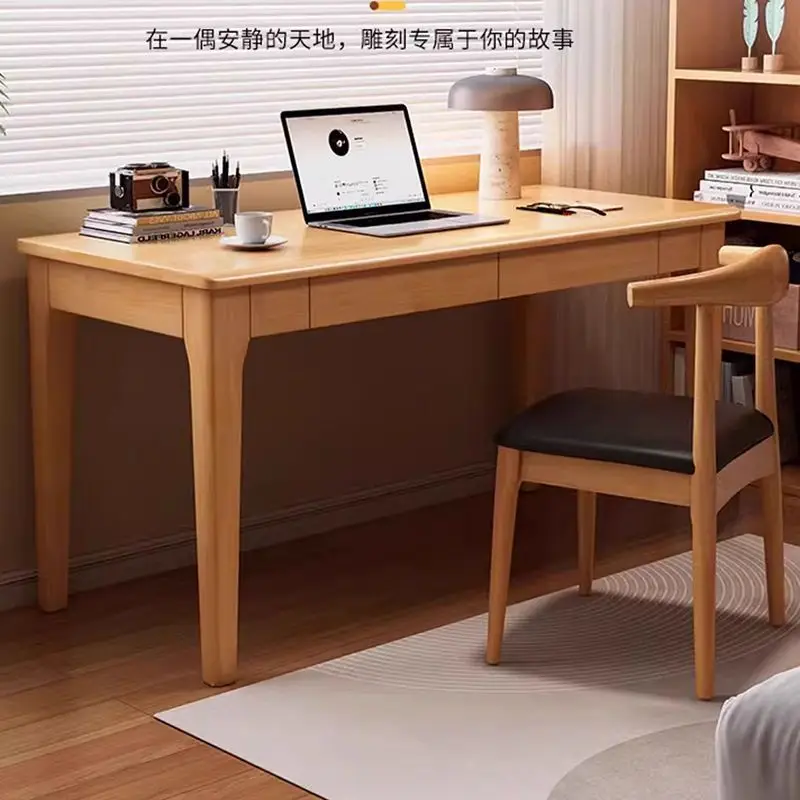 無垢材デスクコンピュータ 小さなアパートの部屋 リビングルー - Desk Drawer Small のレビューと価格