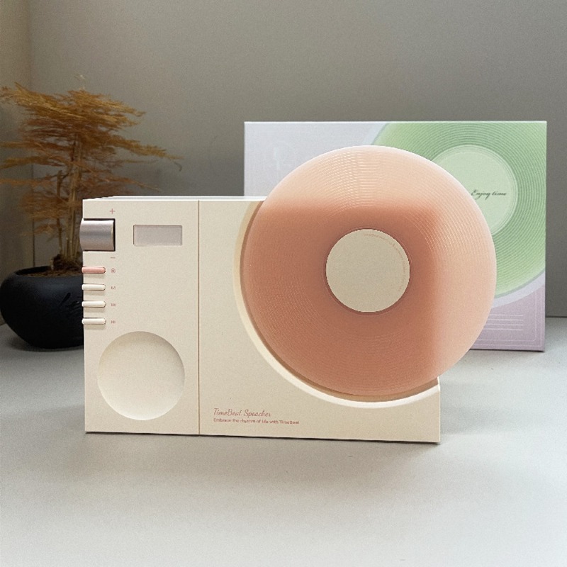 ビンテージレコードプレーヤー風Bluetoothスピーカー、 - Home Office Of Amazon のレビューと価格