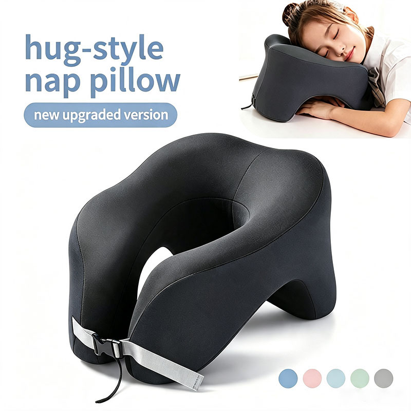 メモリーフォームU字型ネックピロー 旅行用飛行機睡眠枕 ソフ - Home Office Head のレビューと価格