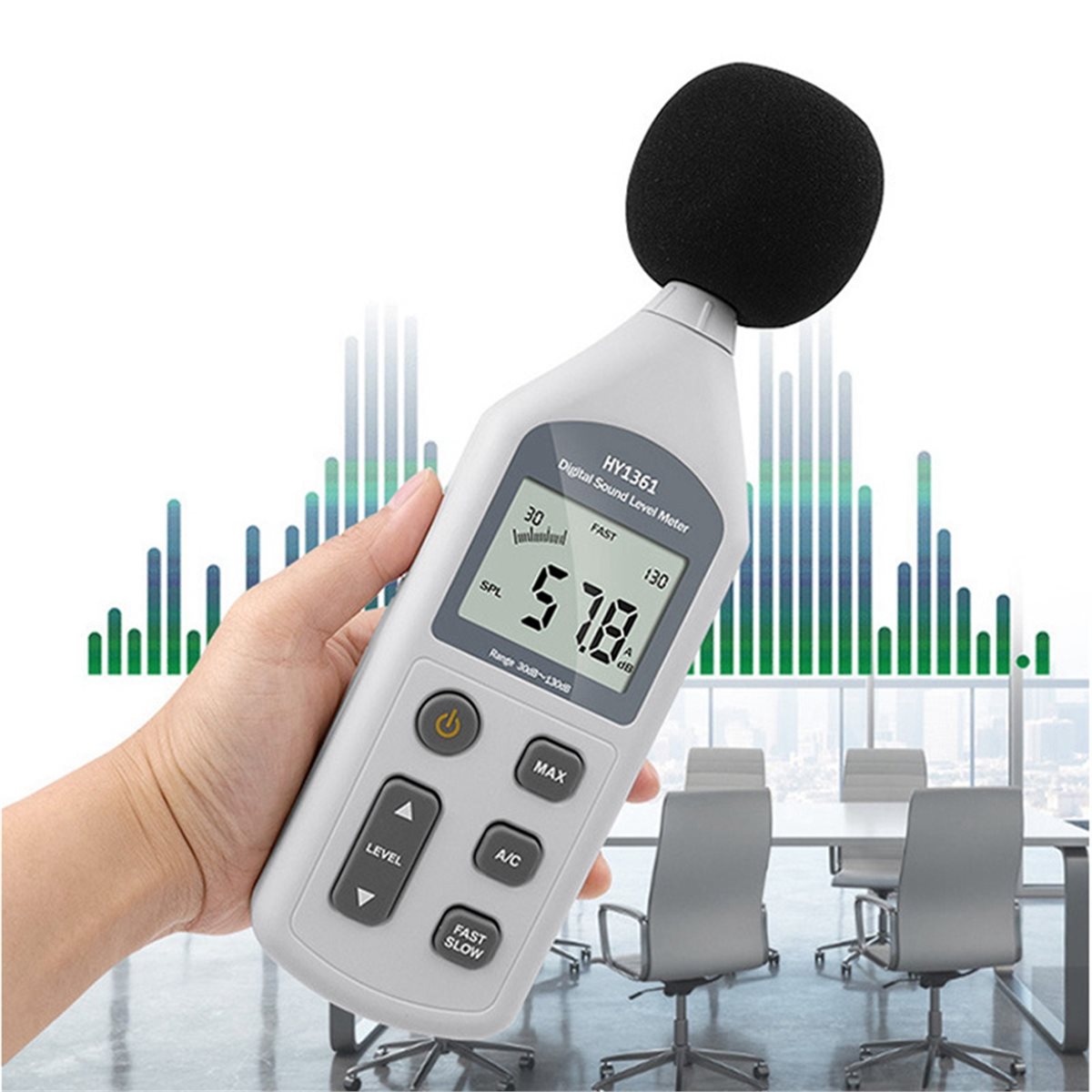 更新しました。 デジタルデシベルメーター USB 騒音レベル - Home Office Updates のレビューと価格