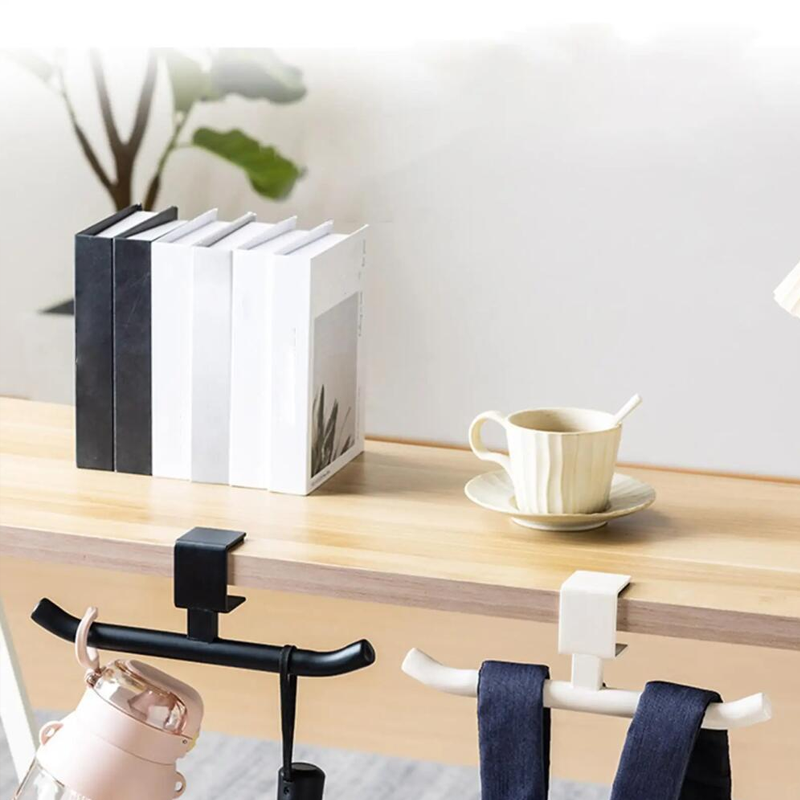 調整可能なデスクフック、穴あけ不要、炭素鋼製収納フック、スラ - Home Office Desk Ideas のレビューと価格