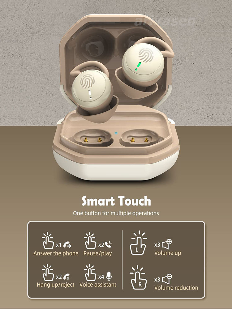 睡眠用ワイヤレスイヤホン 目に見えない小型Bluetooth - Home Office Of Amazon のレビューと価格