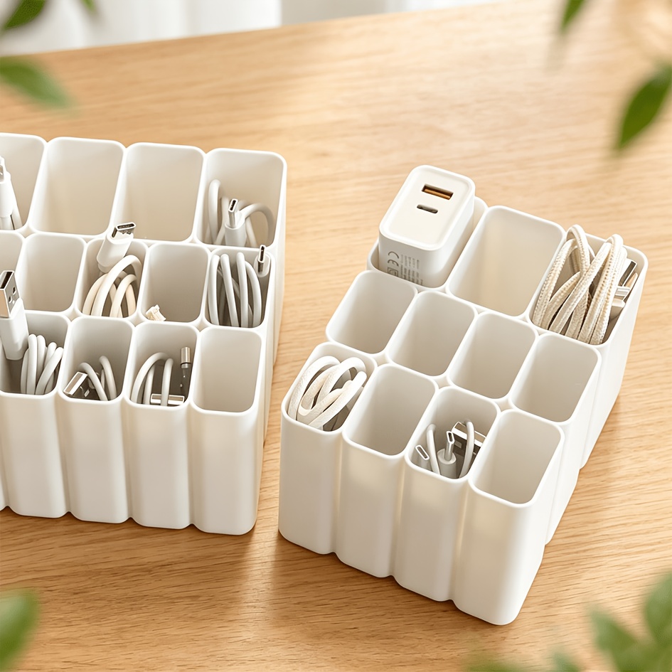 1個入り 11/22スロット USBケーブルオーガナイザー、 - Home Office Desk With Drawers のレビューと価格