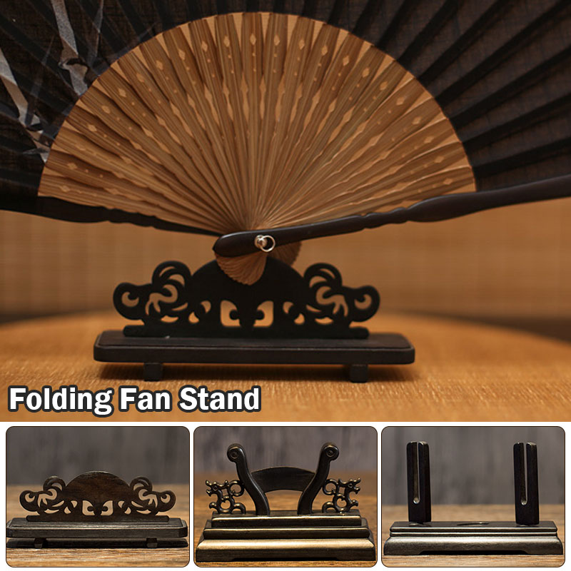 ヴィンテージアートスタイル扇子スタンドディスプレイベースホル - Home Office Desk Ideas のレビューと価格